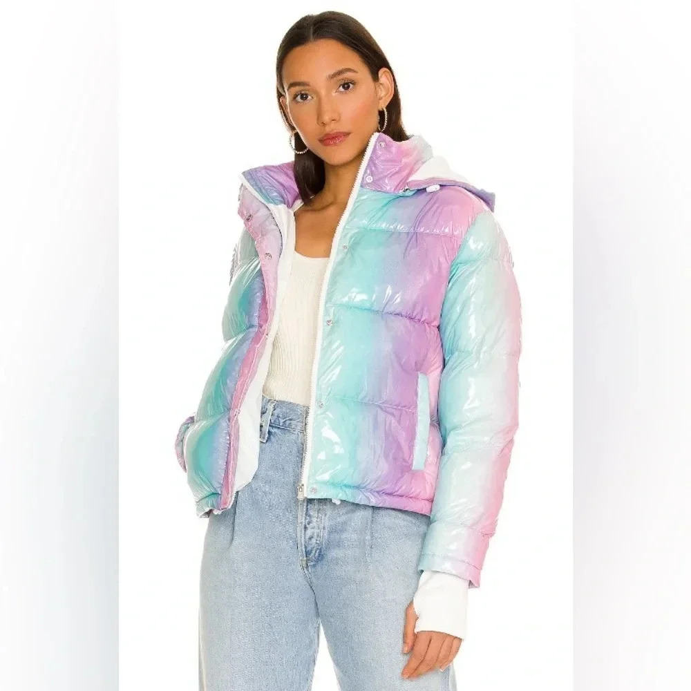 Beach Riot Puffer Coat, ombre pastel - Picture 8 of 10